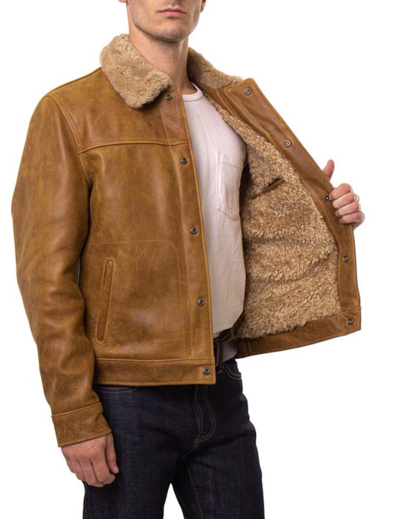 Schott 545 Buffalo Leather Trucker Jacket with Sheepskin Collar - Everything You Need to Know 6