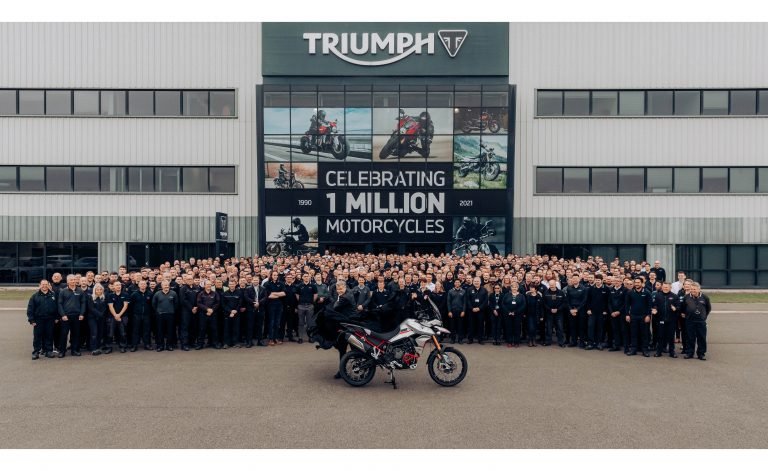 Triumph Celebrates the 1 Millionth Hinckley-Made Motorcycle