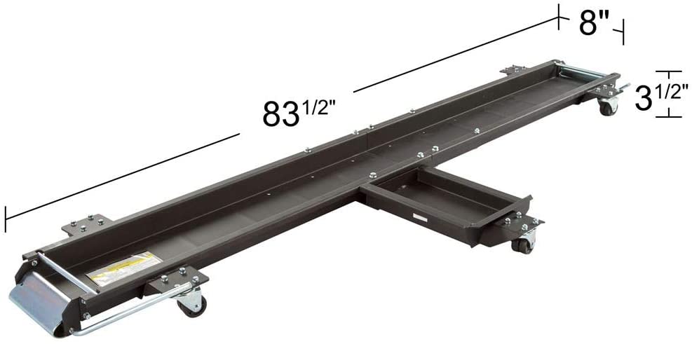 Black Widow MC-Dolly Steel Sport Bike and Motorcycle Dolly - motorcycle dollies