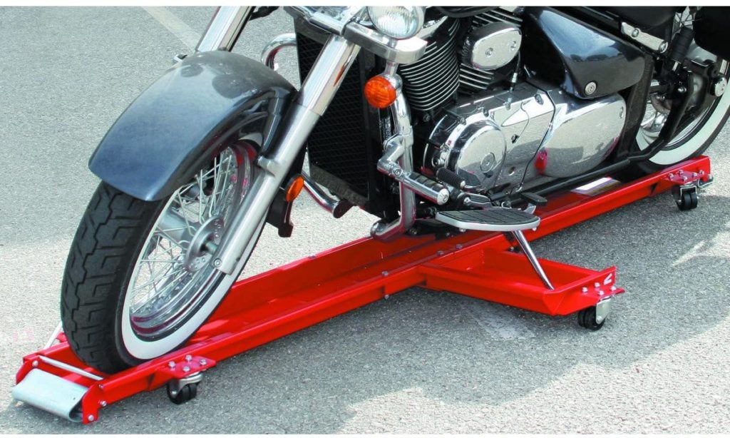 Central Purchasing Low Profile Motorcycle Dolly - motorcycle dollies