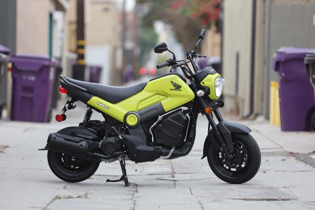 Honda Navi parked in an urban environment.