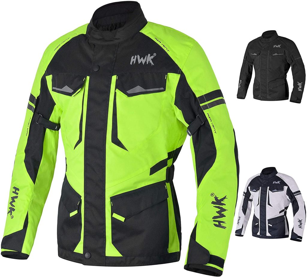 HWK Adventure touring textile motorcycle jacket - Motorcycle Jackets Under $100