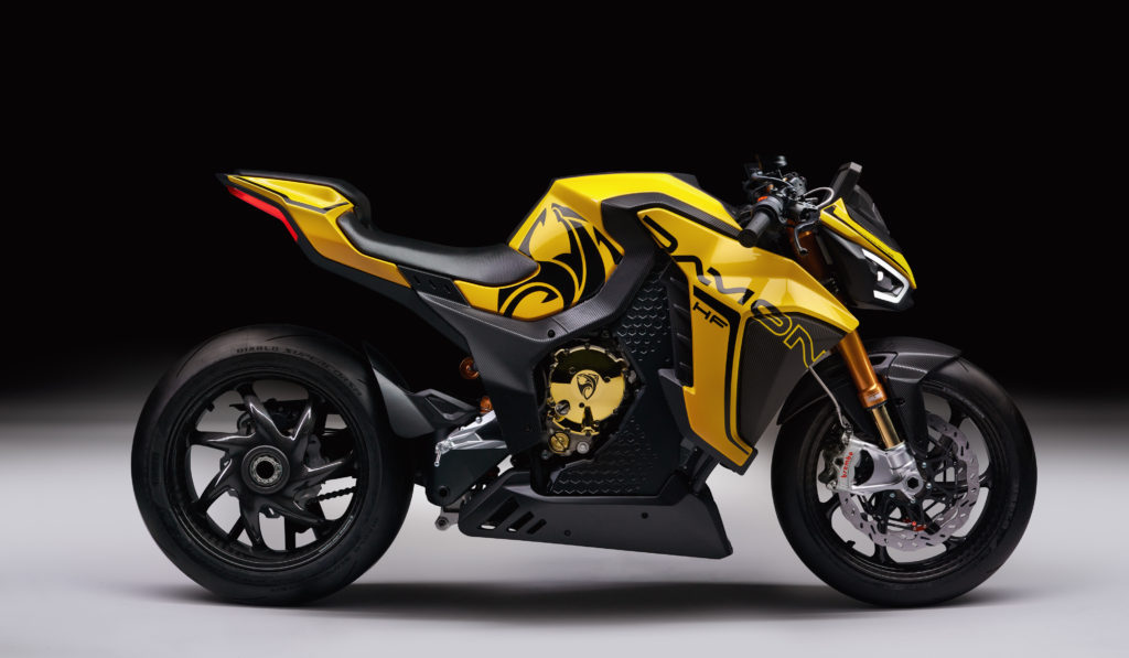 Damon HyperFighter electric motorcycle