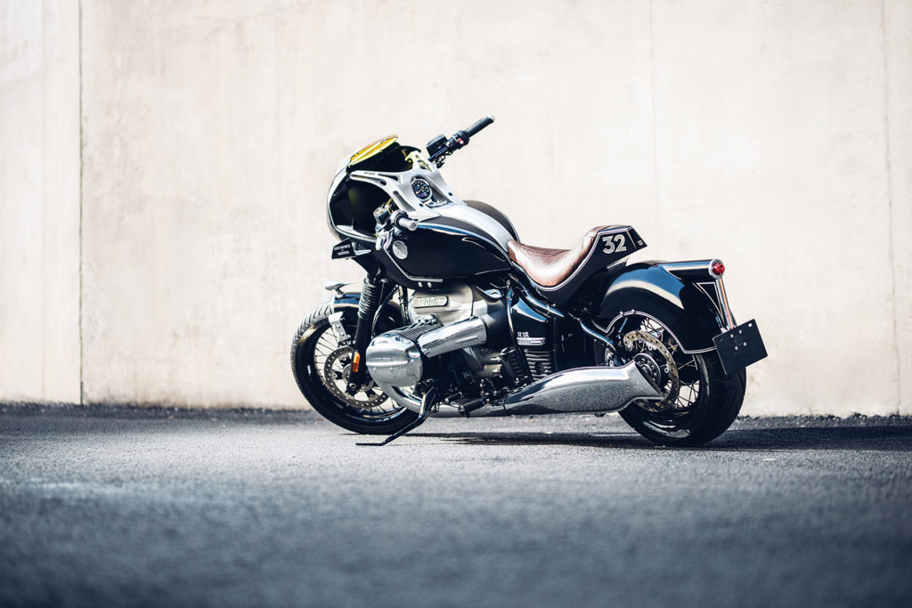 Custom BMW R18 from Mandrill Garage, rear view