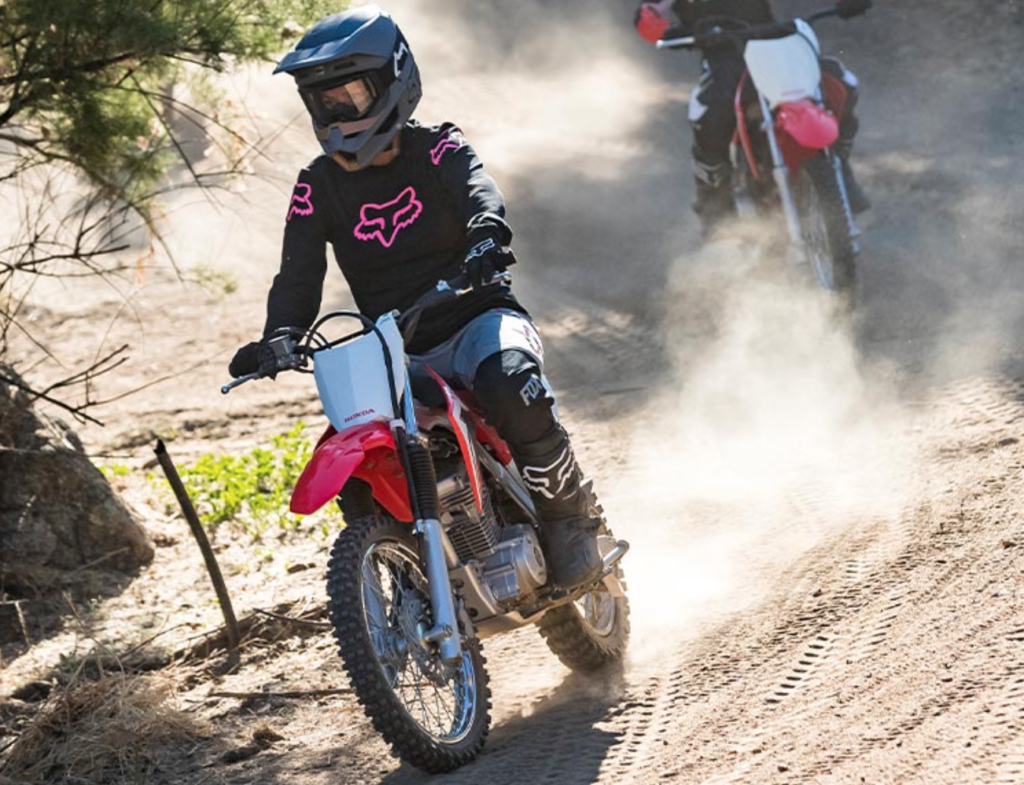 The honda crf 125 f is nothing if not fun to ride. 