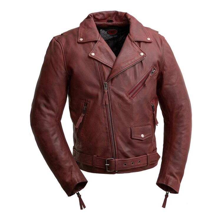 First Manufacturing Fillmore Jacket oxblood