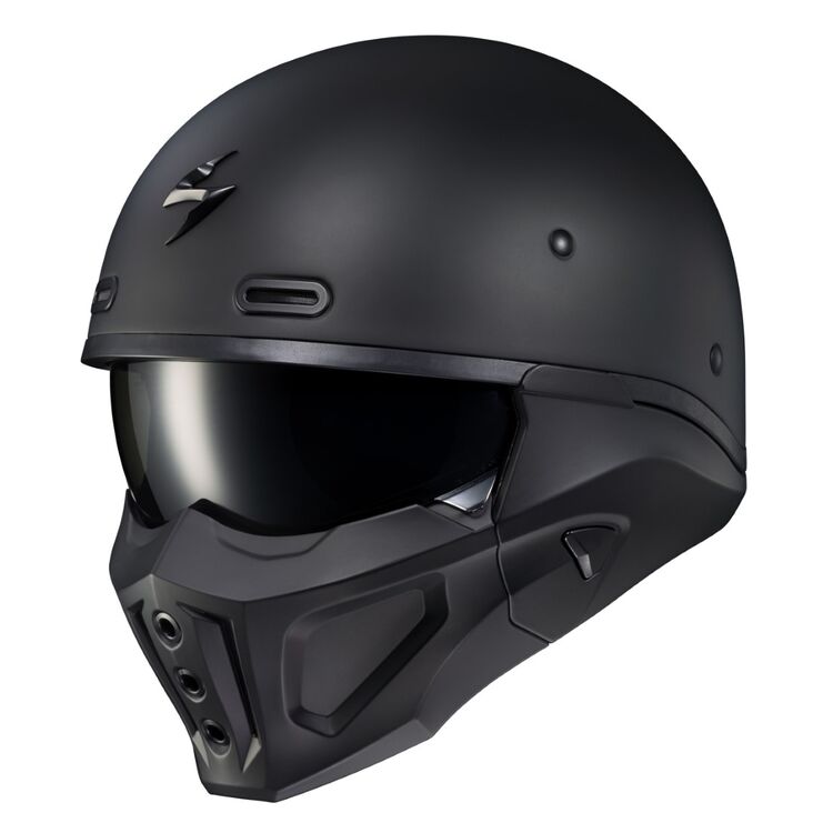Scorpion EXO Covert X Helmet - half helmets with facemasks