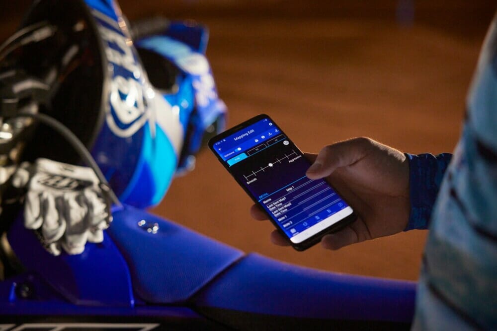 Yamaha Power Tuner App for the 2023 YZF450F