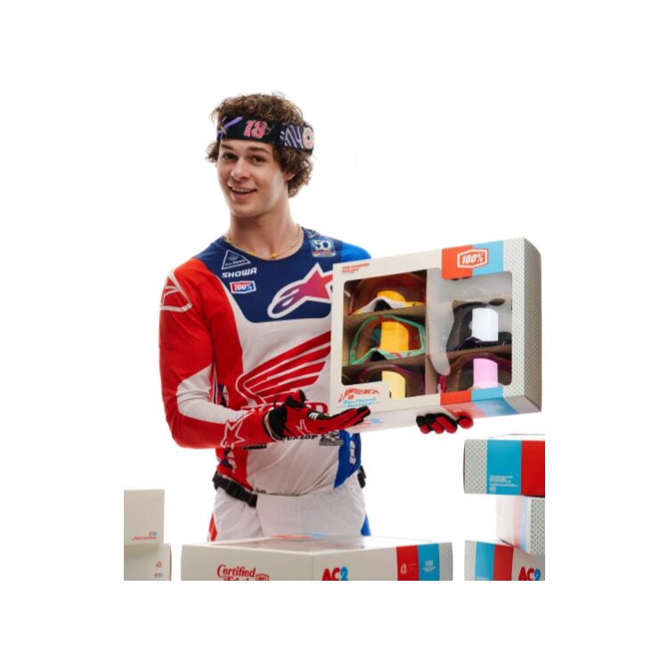 100% Accuri 2 Jett Lawrence Donut Goggle 6-Pack