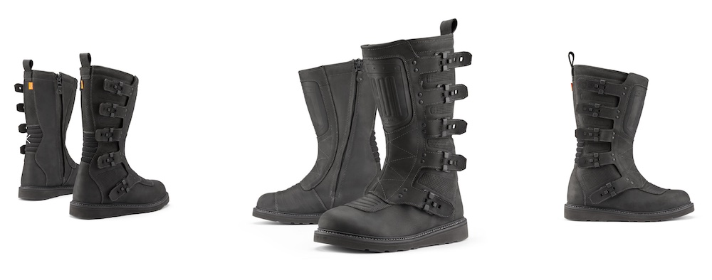 Multiple views of the Icon Elsinore2 CE Boots, black