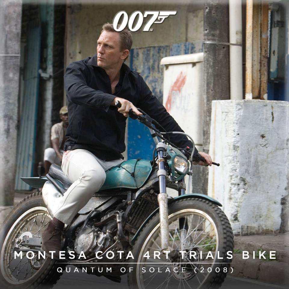 What is the Quantum of Solace Motorcycle Daniel Craig Rides?