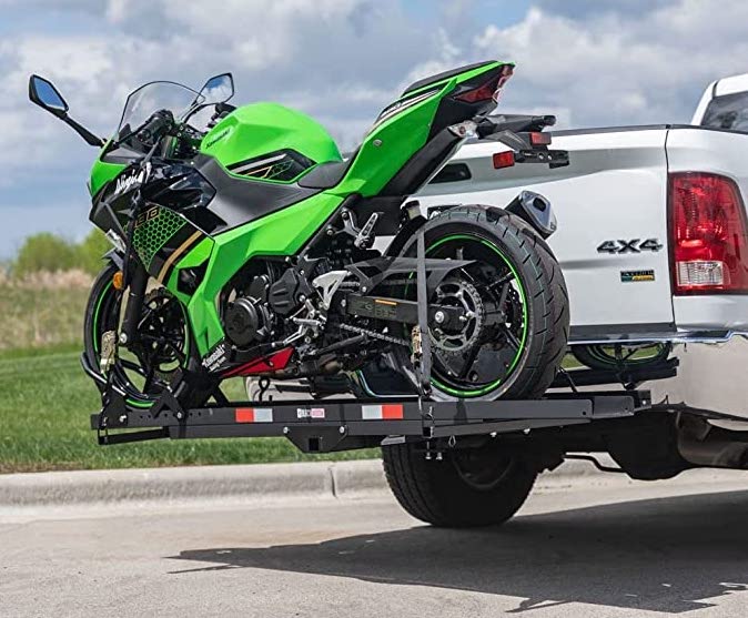 Black Widow Motorcycle Hitch Carrier