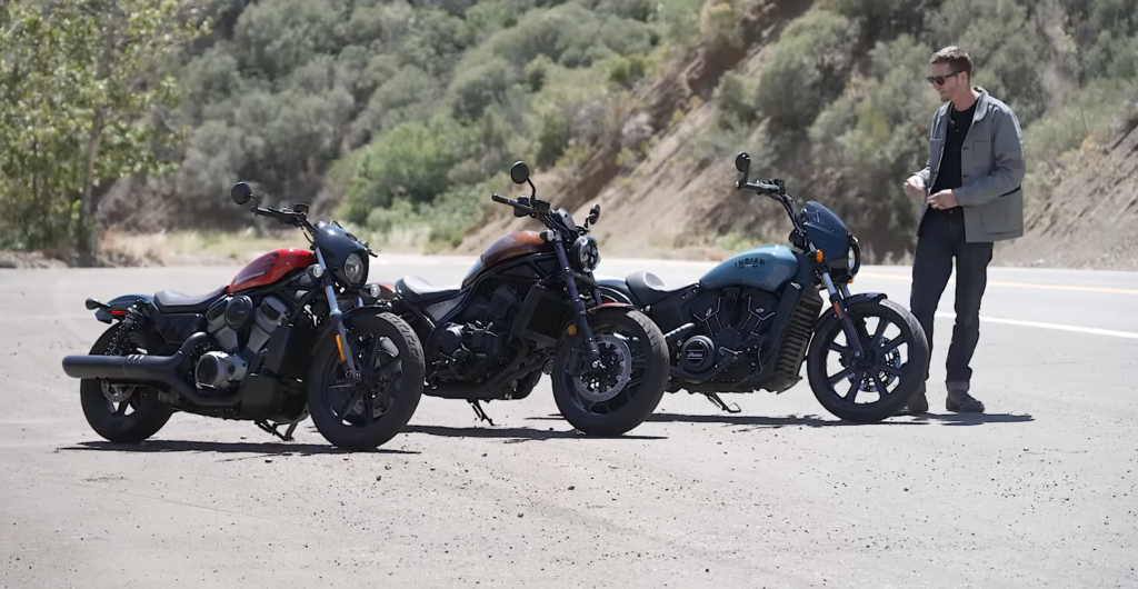 Cruiser Shootout: Harley-Davidson Nightster vs. Honda Rebel 1100 DCT vs. Indian Scout Rogue
