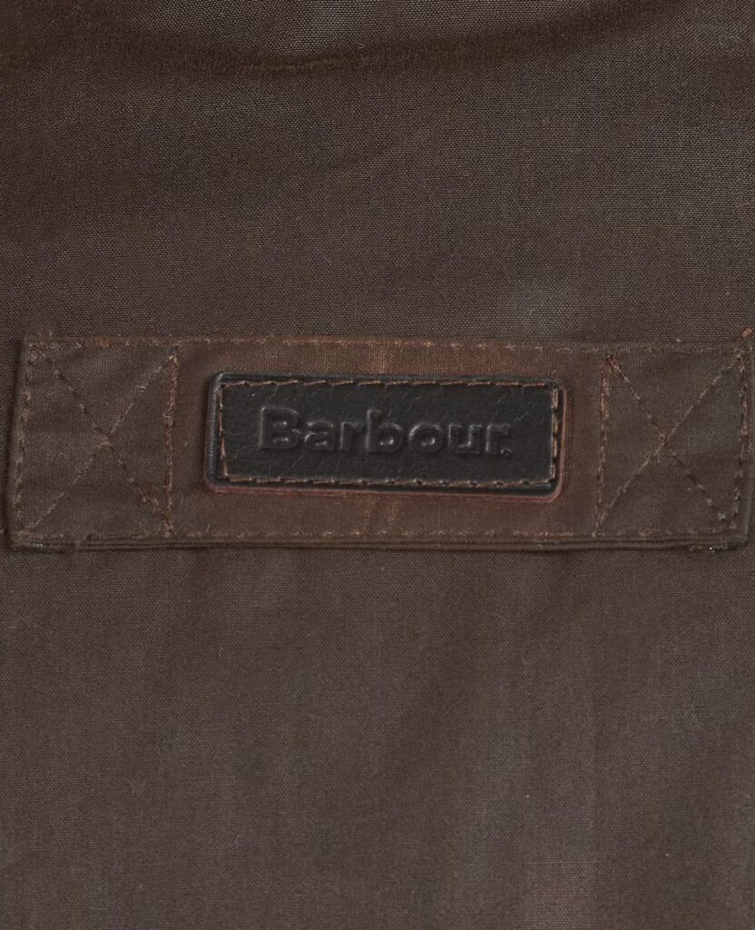Barbour Hereford Waxed Cotton Jacket badge