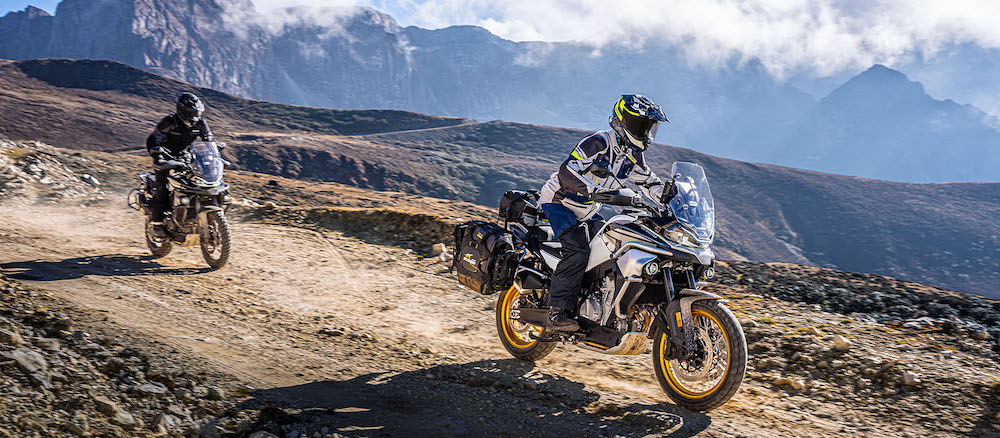 CFMOTO 800 MT Explore Edition is a new bike that utilizes a lot of parts from KTM's catalog.