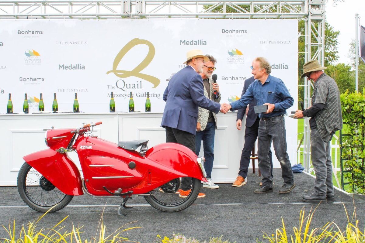 The Quail Motorcycle Gathering Selects Best of Show Winner