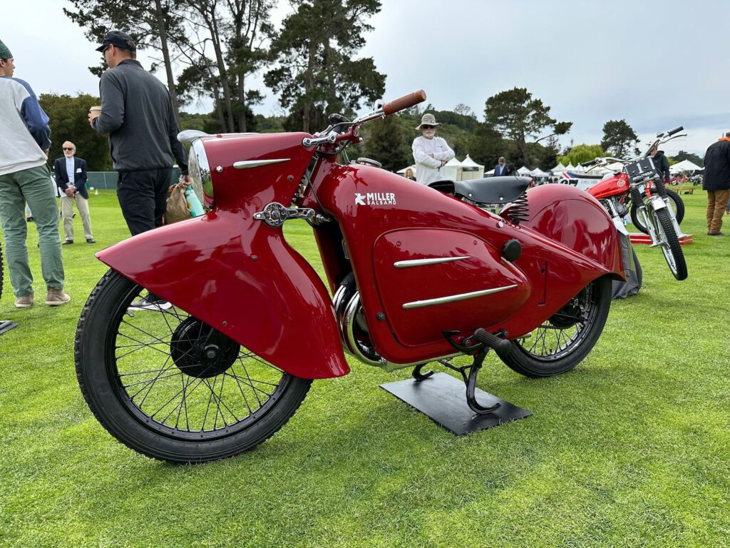 The quail motorcycle gathering best of show winner.