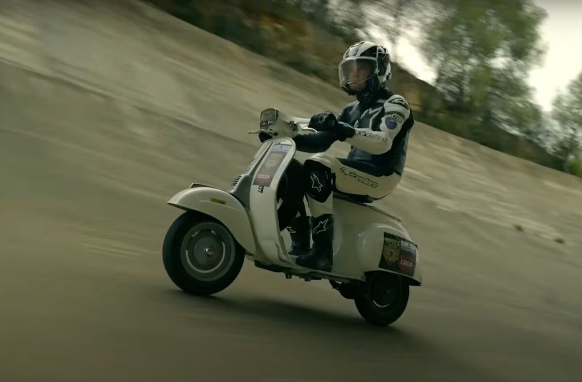 Valerio Boni Rode 766 miles in 24 hours on a 45-Year-Old Vespa, Setting a Record