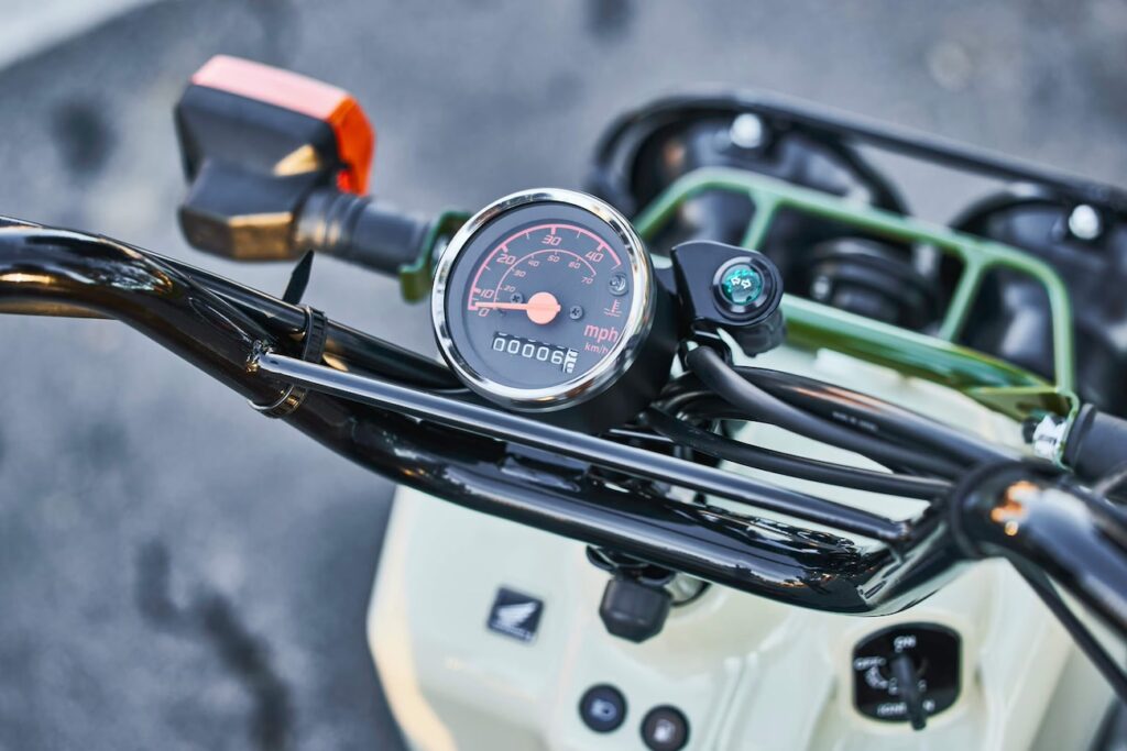 2025 Honda Ruckus Speedo and handlebars