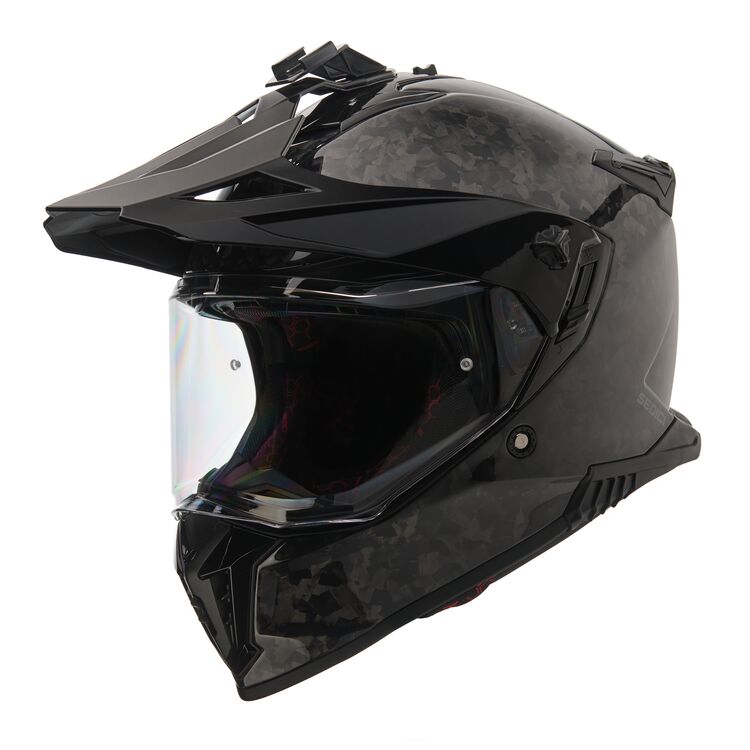 Sedici Duale Forged Carbon Helmet is one of the best dual sport helmets out there. 
