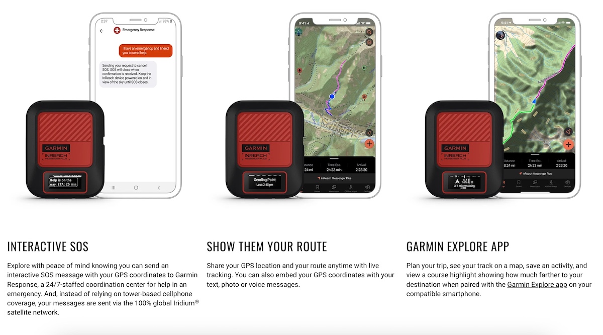 Check Out the New Garmin inReach Messenger Plus