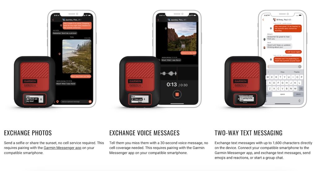 Garmin inReach Messenger Plus