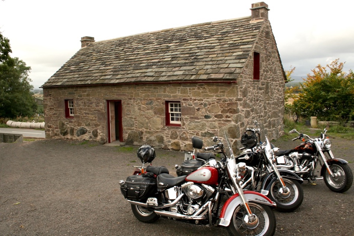 Harley Davidson Legacy Cottage in Scotland