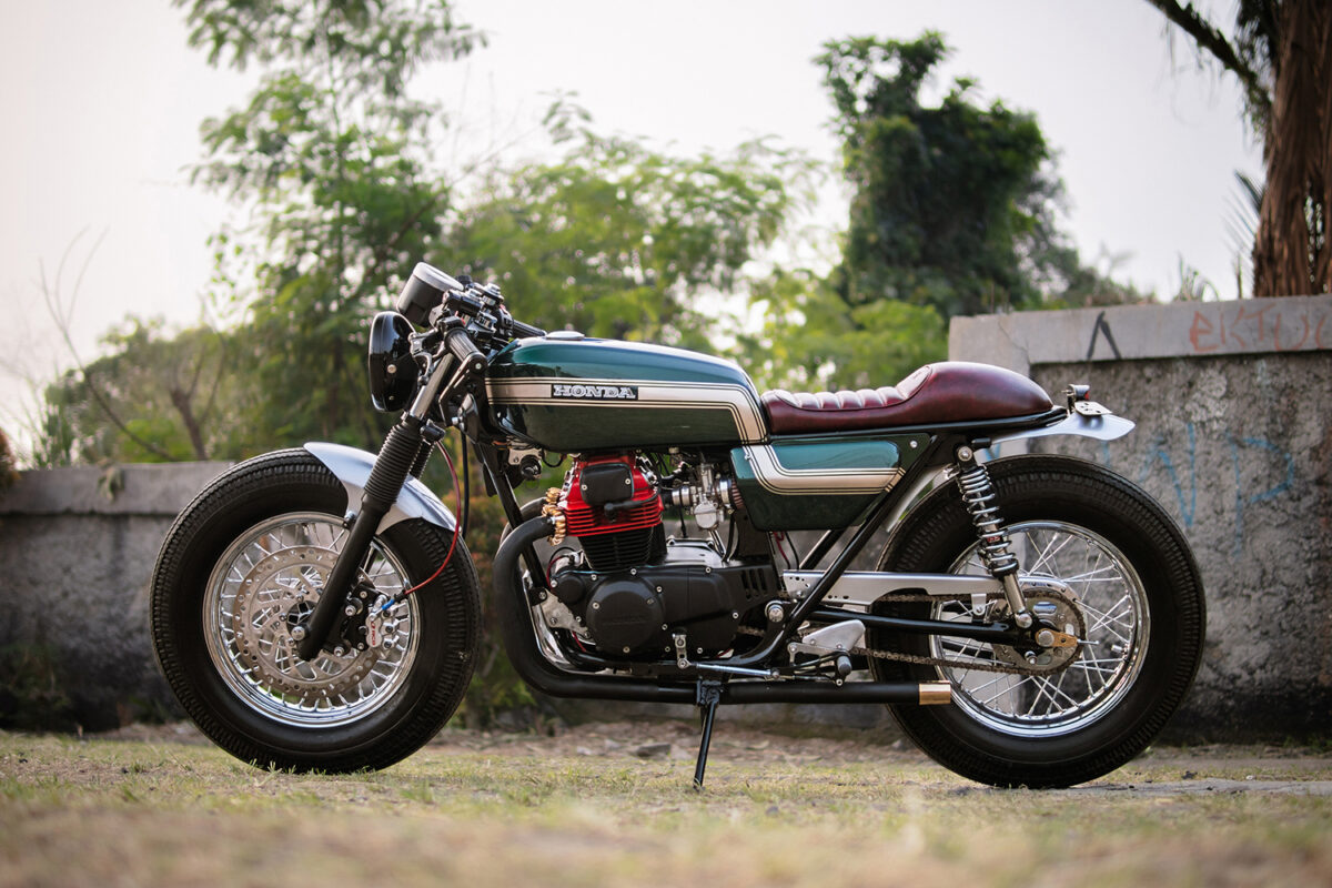 A Beautiful Custom Honda CB200 Cafe Racer From Batakastem Workshop