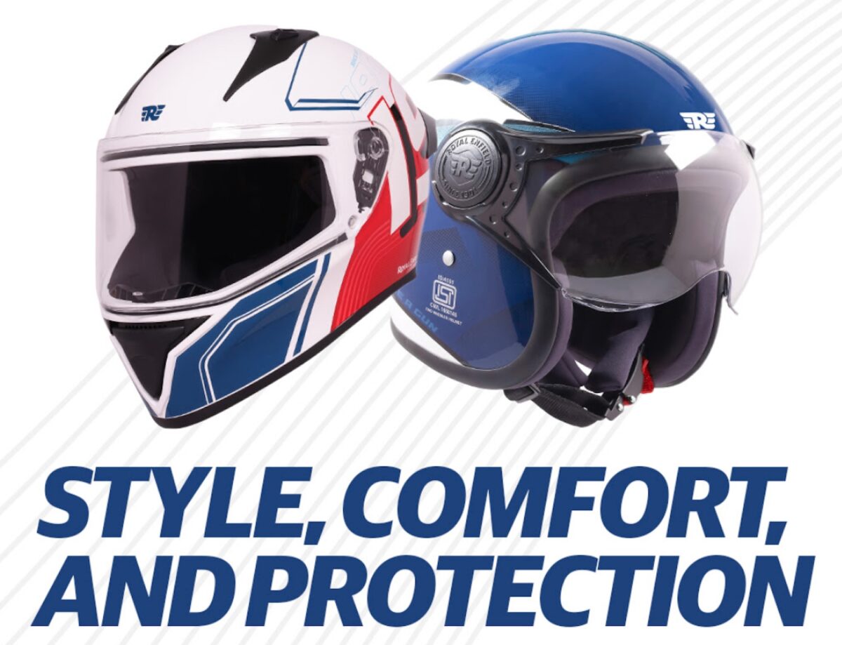 Royal Enfield Launches New Helmets
