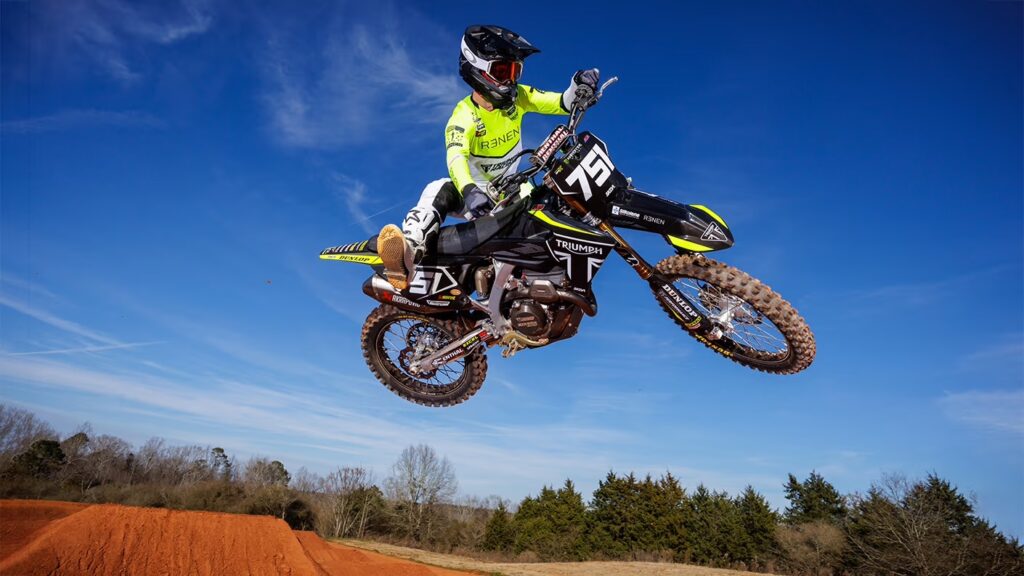 Triumph tf 250-x is the predecessor to the Triumph 450 dirt bike that is coming soon. 