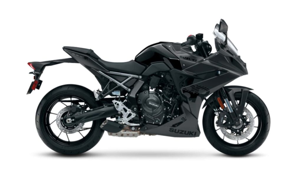 2025 Suzuki GSX-8R in metallic matte black