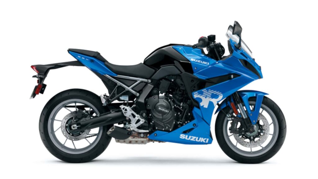 2025 Suzuki GSX-8R metallic triton blue
