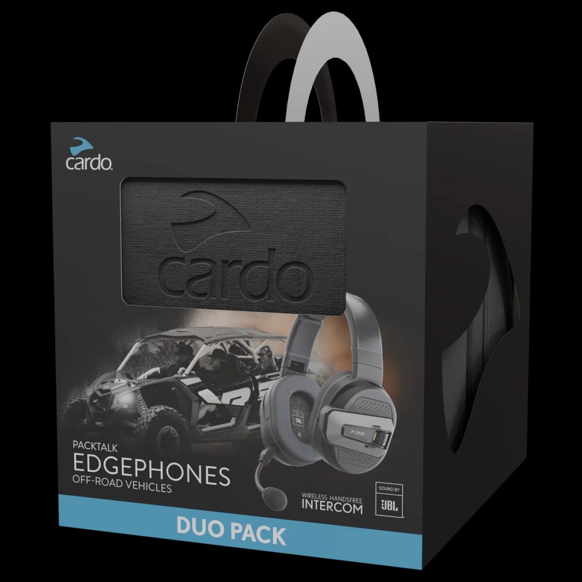 Cardo PACKTALK EDGEPHONE ORV Is in the DUO Pack