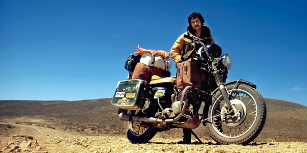 Ted Simon on his motorcycle journey that would become Jupiter's Travels.