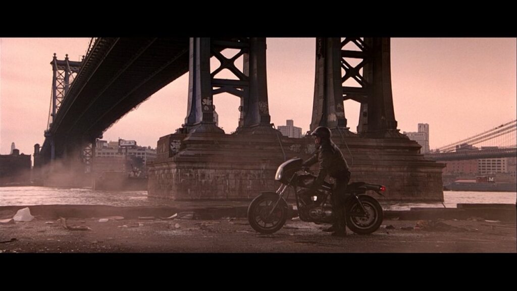 Harley-davidson XLCR on the set of Black Rain ridden by Michael Douglas
