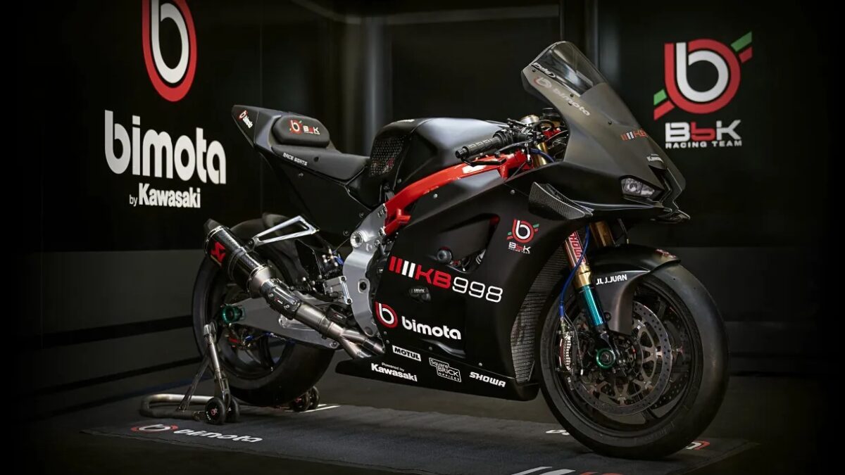 The First Glimpse of the Bimota KB998 Superbike