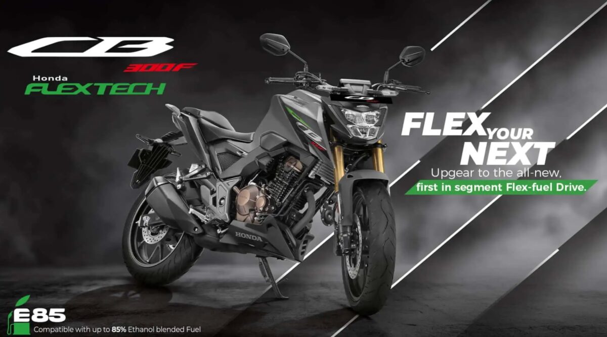 Honda’s New CB300F Flex-Fuel Motorcycle