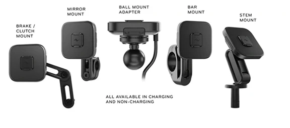 Peak Design Qi2 Motorcycle Charging Mounts