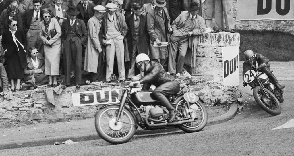 Isle of Man TT race vintage photos