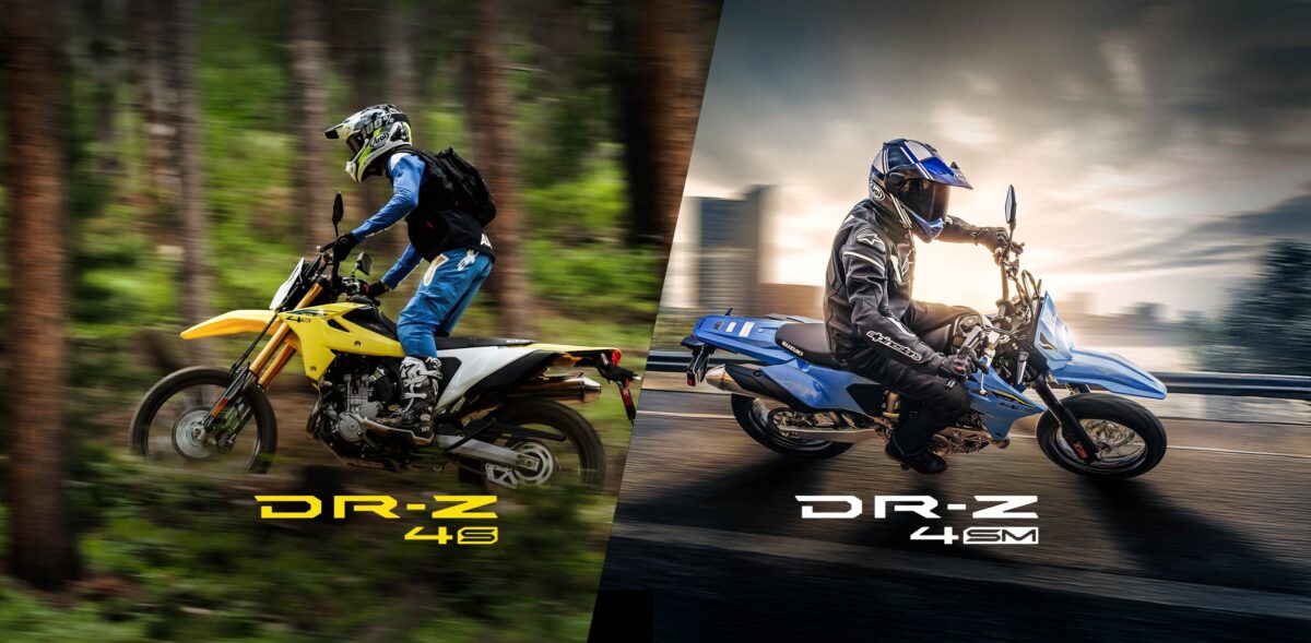 Check out the 2025 Suzuki DR-Z4S and DR-Z4SM