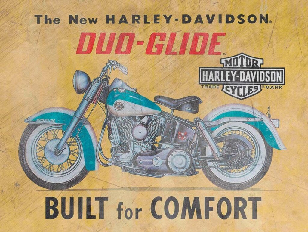 Harley-Davidson Duo-Glide sign 