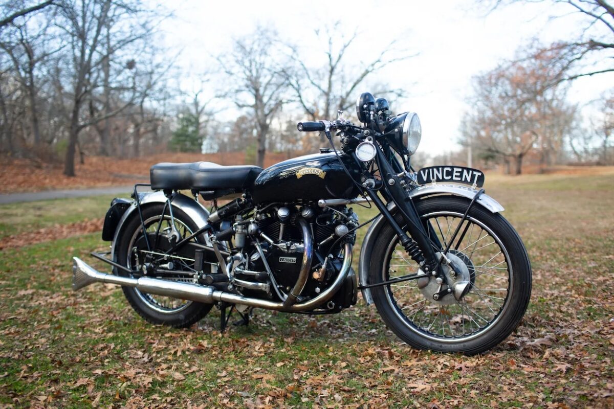 Check Out This 1952 Vincent Black Shadow That’s For Sale