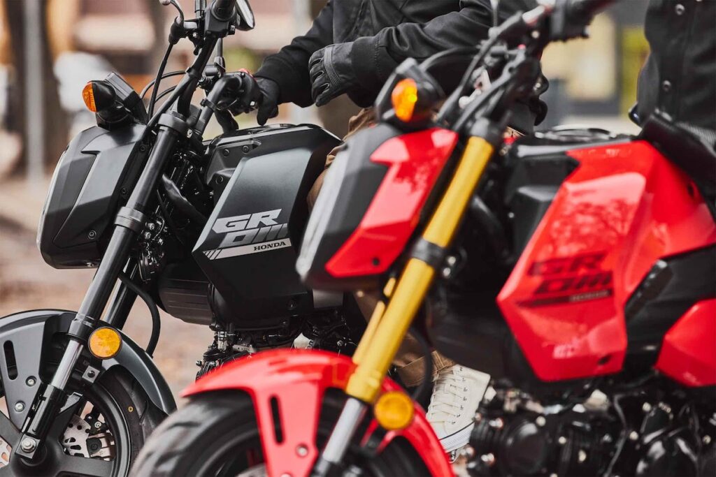Honda Grom close up of the badging
