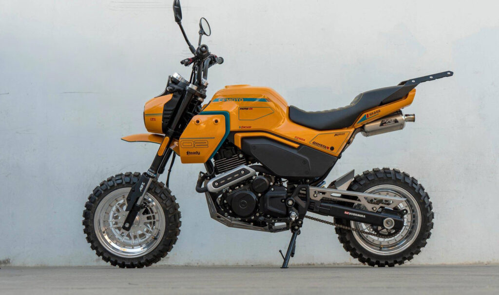 Custom CFMoto Papio Scrambler by Steady Garage