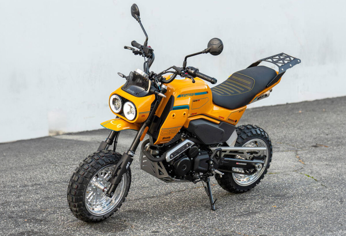 Check Out This Custom CFMoto Papio Scrambler by Steady Garage