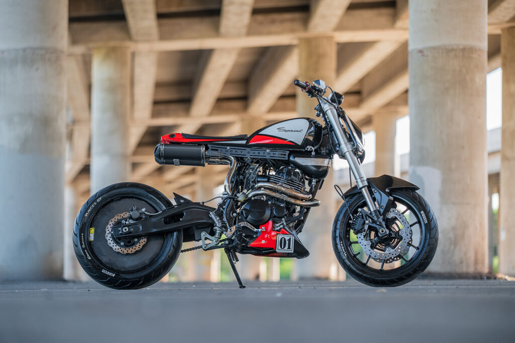 Check Out This Custom Honda NX400 by Lucky Customs 1