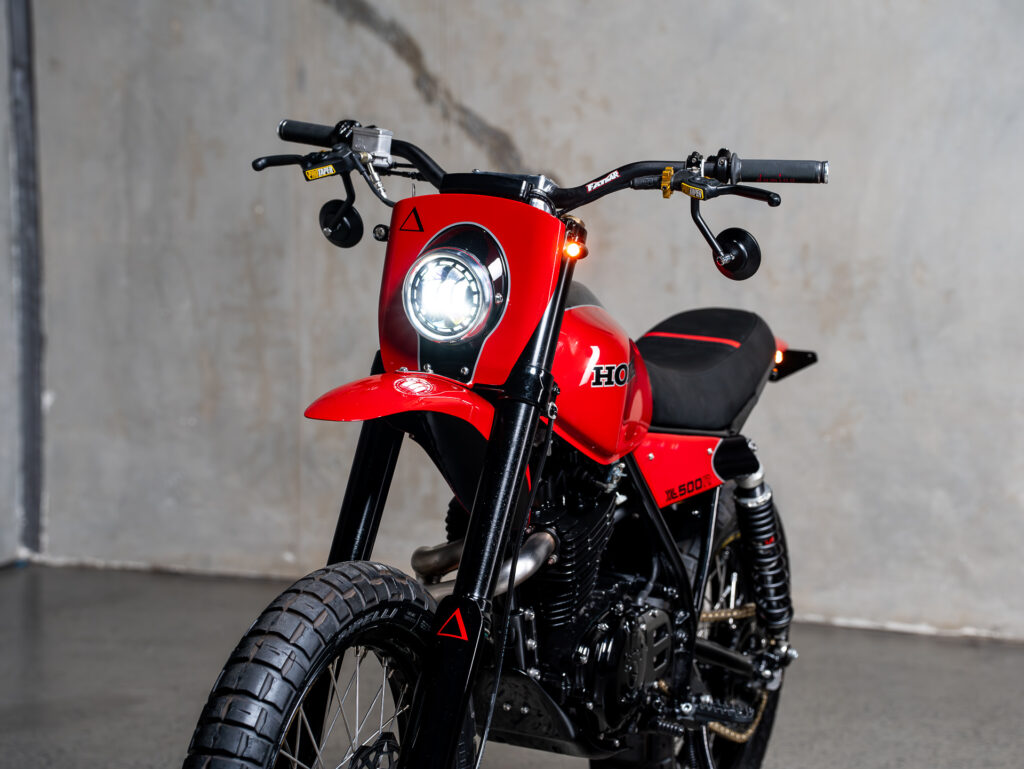 Custom Honda XL500 Scrambler by Purpose Built Moto front