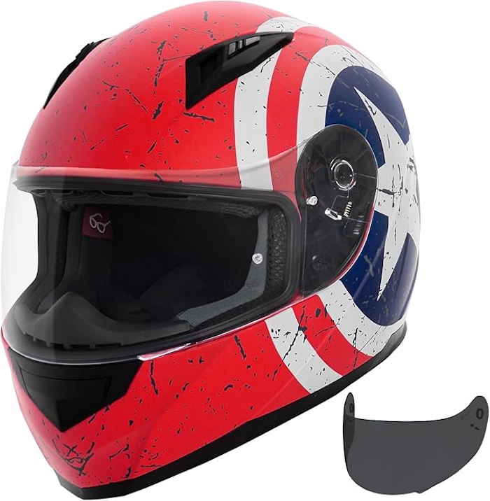 The 6 Best Captain America Motorcycle Helmets 3