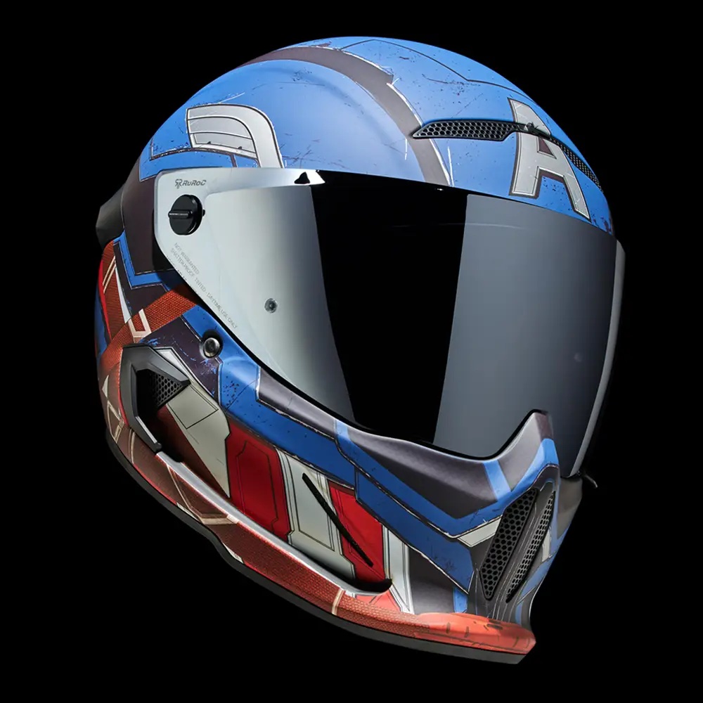 The 6 Best Captain America Motorcycle Helmets 1