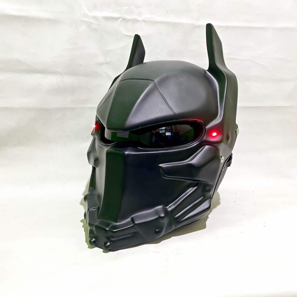 XBowHelmets Custom Arkham Motorcycle Helmet